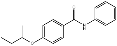 4-(sec-butoxy)-N-phenylbenzamide 结构式