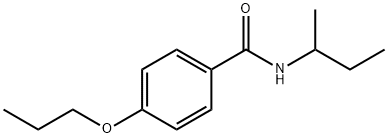 N-(sec-butyl)-4-propoxybenzamide 结构式