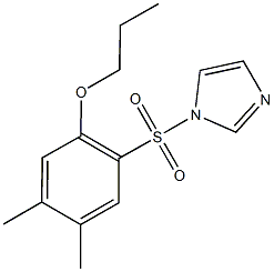 2-(1H-imidazol-1-ylsulfonyl)-4,5-dimethylphenyl propyl ether 结构式