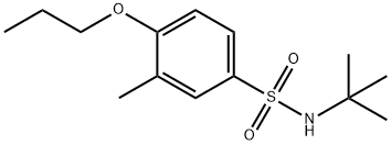 N-(tert-butyl)-3-methyl-4-propoxybenzenesulfonamide 结构式