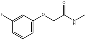 2-(3-fluorophenoxy)-N-methylacetamide 结构式