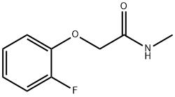 2-(2-fluorophenoxy)-N-methylacetamide 结构式