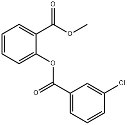 methyl 2-[(3-chlorobenzoyl)oxy]benzoate 结构式