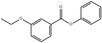 phenyl 3-ethoxybenzoate 结构式
