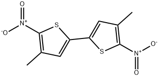 5,5'-bis[3-methyl-2-nitrothiophene] 结构式