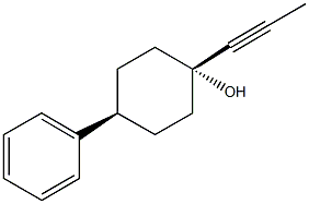 4-phenyl-1-(1-propynyl)cyclohexanol 结构式
