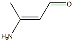 3-amino-2-butenal 结构式