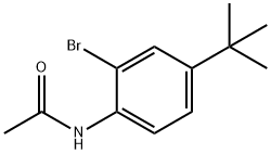 2-溴-4-叔丁基乙酰苯胺 结构式