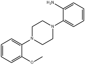 2-[4-(2-甲氧基苯基)-1-哌嗪基]苯胺 结构式