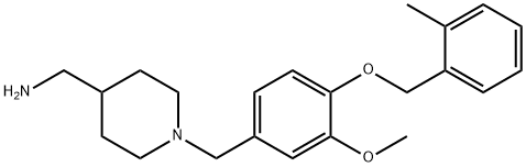 N-{3-methoxy-4-[(2-methylbenzyl)oxy]benzyl}-N-(4-piperidinylmethyl)amine 结构式