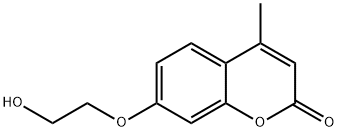 7-(2-羟基乙氧基)-4-甲基-2H-色烯-2-酮 结构式