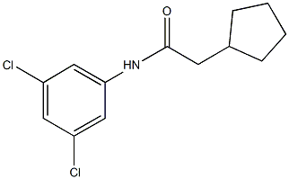 2-cyclopentyl-N-(3,5-dichlorophenyl)acetamide 结构式