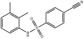 4-cyano-N-(2,3-dimethylphenyl)benzenesulfonamide 结构式