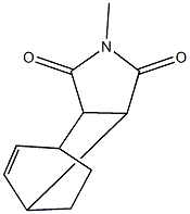 4-methyl-4-azatricyclo[5.2.2.0~2,6~]undec-8-ene-3,5-dione 结构式