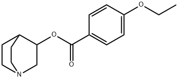 1-azabicyclo[2.2.2]oct-3-yl 4-ethoxybenzoate 结构式