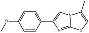 6-(4-methoxyphenyl)-3-methylimidazo[2,1-b][1,3]thiazole 结构式