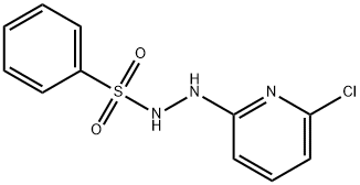 N'-(6-chloro-2-pyridinyl)benzenesulfonohydrazide 结构式