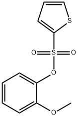 2-methoxyphenyl 2-thiophenesulfonate 结构式