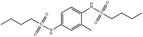 N-{4-[(butylsulfonyl)amino]-2-methylphenyl}-1-butanesulfonamide 结构式