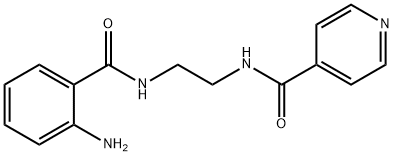 N-{2-[(2-aminobenzoyl)amino]ethyl}isonicotinamide 结构式