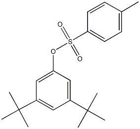 3,5-ditert-butylphenyl 4-methylbenzenesulfonate 结构式