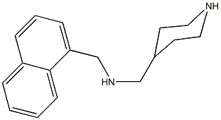 N-(1-naphthylmethyl)-N-(4-piperidinylmethyl)amine 结构式