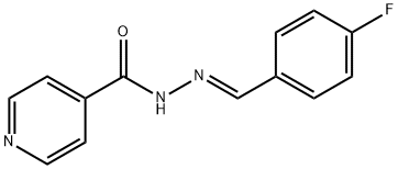 N'-(4-fluorobenzylidene)isonicotinohydrazide 结构式