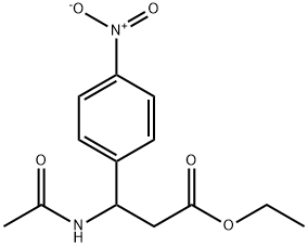 ethyl 3-(acetylamino)-3-{4-nitrophenyl}propanoate 结构式