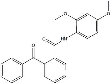 2-benzoyl-N-(2,4-dimethoxyphenyl)benzamide 结构式