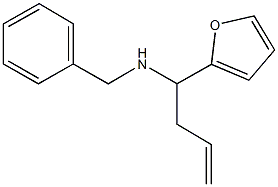 N-benzyl-1-(2-furyl)-3-buten-1-amine 结构式