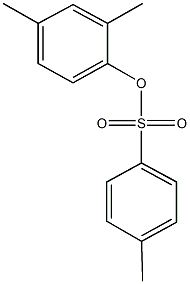 2,4-dimethylphenyl 4-methylbenzenesulfonate 结构式