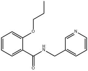 2-propoxy-N-(3-pyridinylmethyl)benzamide 结构式