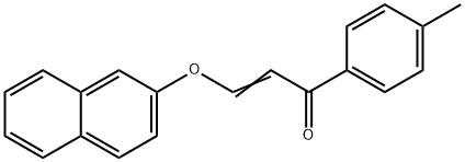 1-(4-methylphenyl)-3-(2-naphthyloxy)-2-propen-1-one 结构式