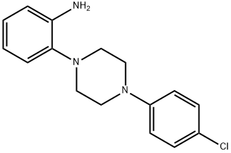 2-[4-(4-chlorophenyl)-1-piperazinyl]phenylamine 结构式