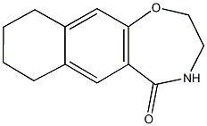 3,4,7,8,9,10-hexahydronaphtho[2,3-f][1,4]oxazepin-5(2H)-one 结构式