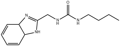 N-(3a,7a-dihydro-1H-benzimidazol-2-ylmethyl)-N'-butylurea 结构式