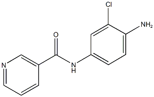 N-(4-amino-3-chlorophenyl)nicotinamide 结构式