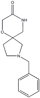 2-benzyl-6-oxa-2,9-diazaspiro[4.5]decan-8-one 结构式