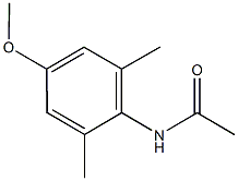 N-(4-methoxy-2,6-dimethylphenyl)acetamide 结构式