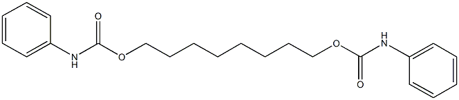 8-[(anilinocarbonyl)oxy]octyl phenylcarbamate 结构式