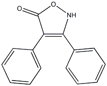 3,4-diphenyl-5(2H)-isoxazolone 结构式