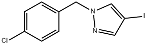 1-(4-chlorobenzyl)-4-iodo-1H-pyrazole 结构式