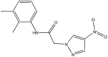 N-(2,3-dimethylphenyl)-2-{4-nitro-1H-pyrazol-1-yl}acetamide 结构式