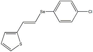 4-chlorophenyl 2-thien-2-ylvinyl selenide 结构式