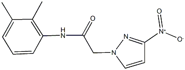 N-(2,3-dimethylphenyl)-2-{3-nitro-1H-pyrazol-1-yl}acetamide 结构式