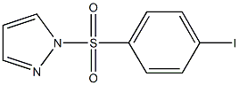 1-[(4-iodophenyl)sulfonyl]-1H-pyrazole 结构式