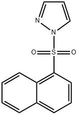 1-(1-naphthylsulfonyl)-1H-pyrazole 结构式