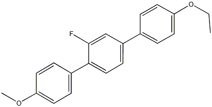 1'-fluoro-1''-ethoxy-1-methoxy-4,2':5',4''-terphenyl 结构式