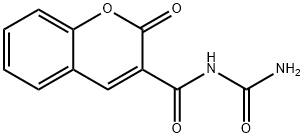 N-[(2-oxo-2H-chromen-3-yl)carbonyl]urea 结构式