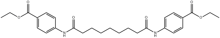 ethyl 4-({9-[4-(ethoxycarbonyl)anilino]-9-oxononanoyl}amino)benzoate 结构式